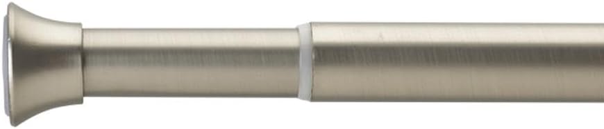 Umbra Chroma Tension Rod for Window, Adjustable 36" to 54", Nickel