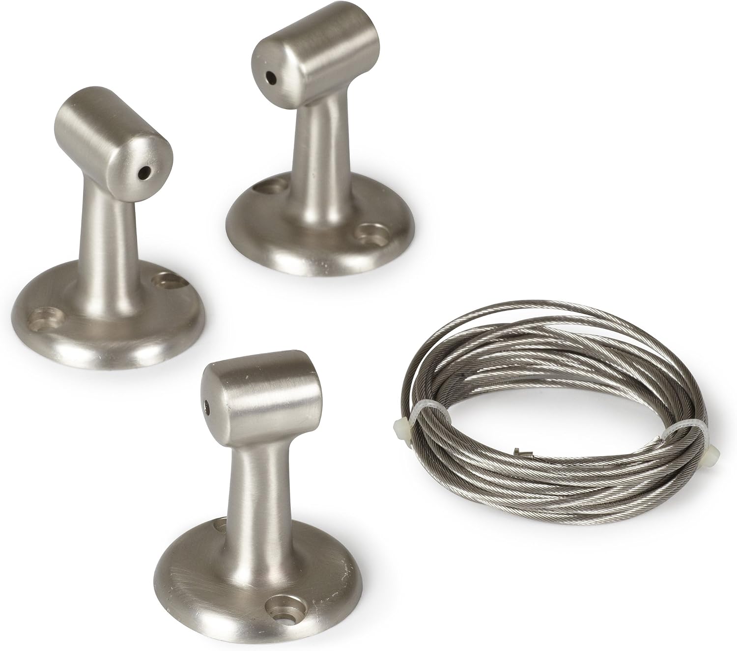 Umbra Strum Cable Rod for Window, 108-Inch, Nickel