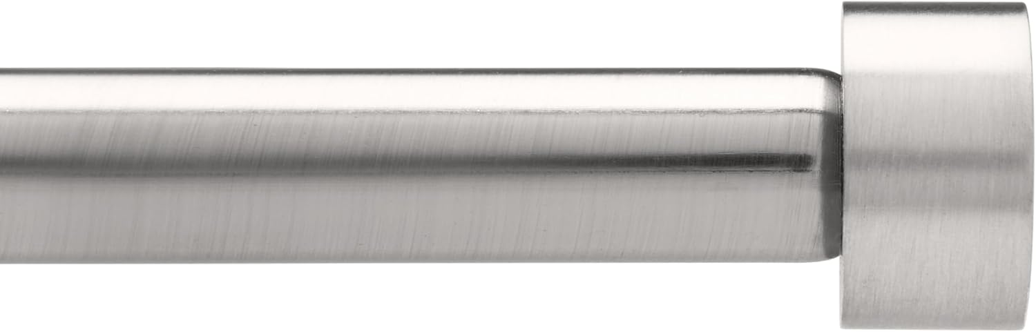 Umbra Cappa Curtain Rod, Includes 2 Matching Finials, Brackets & Hardware, 36 to 72-Inches, 2-Pack