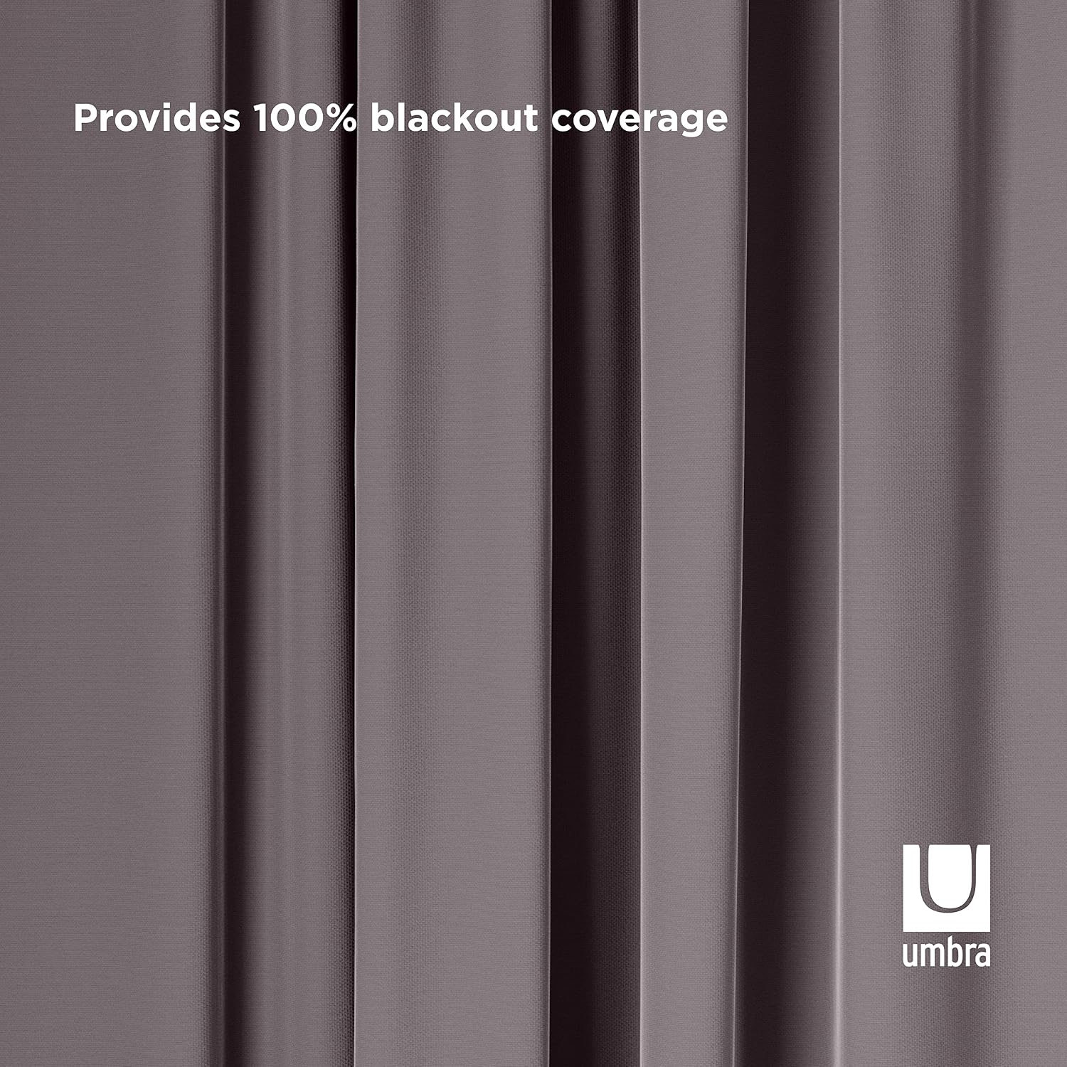Umbra Twilight Blackout Panel 84", Set of 2, Charcoal