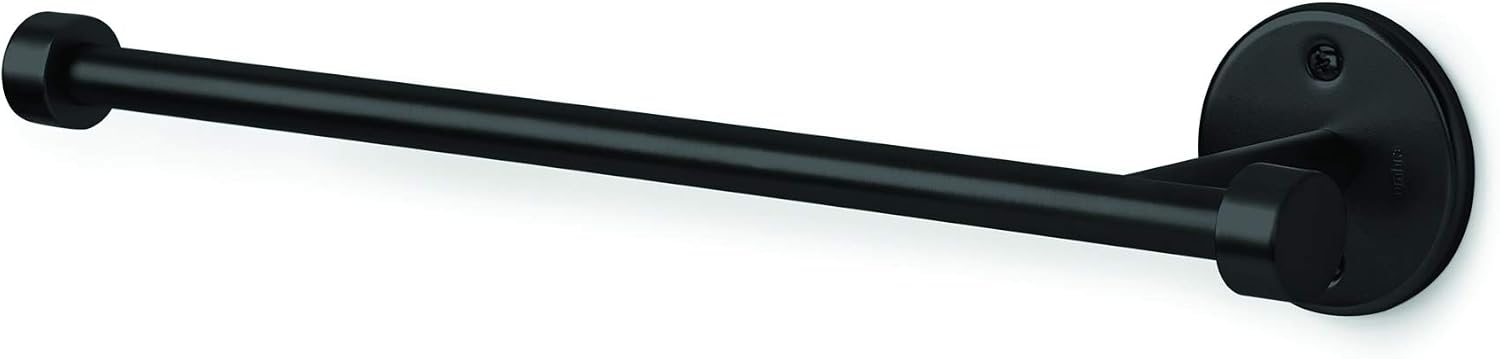 Umbra Cappa Wall Mount or Under The Counter Paper Towel Holder, Black
