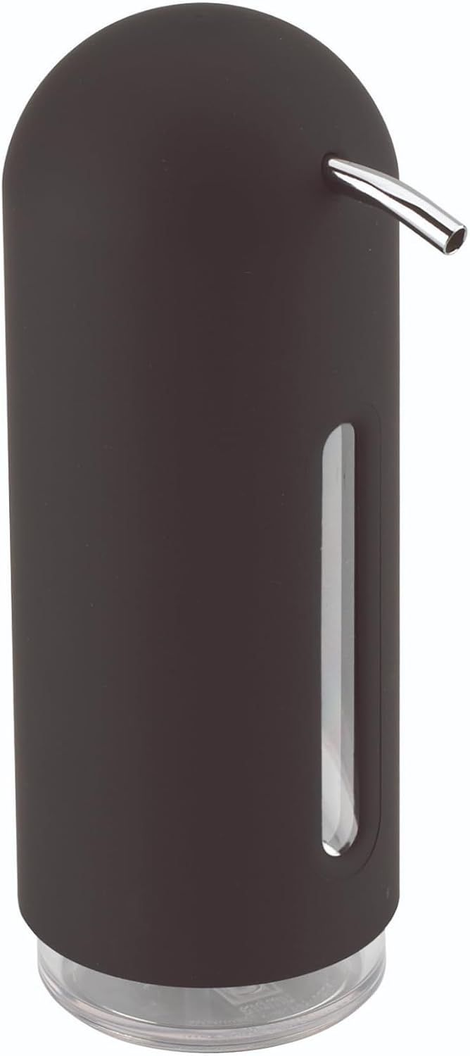 Umbra Penguin Soap Pump, Kitchen Liquid Hand Soap Dispenser, 12 OZ, Black