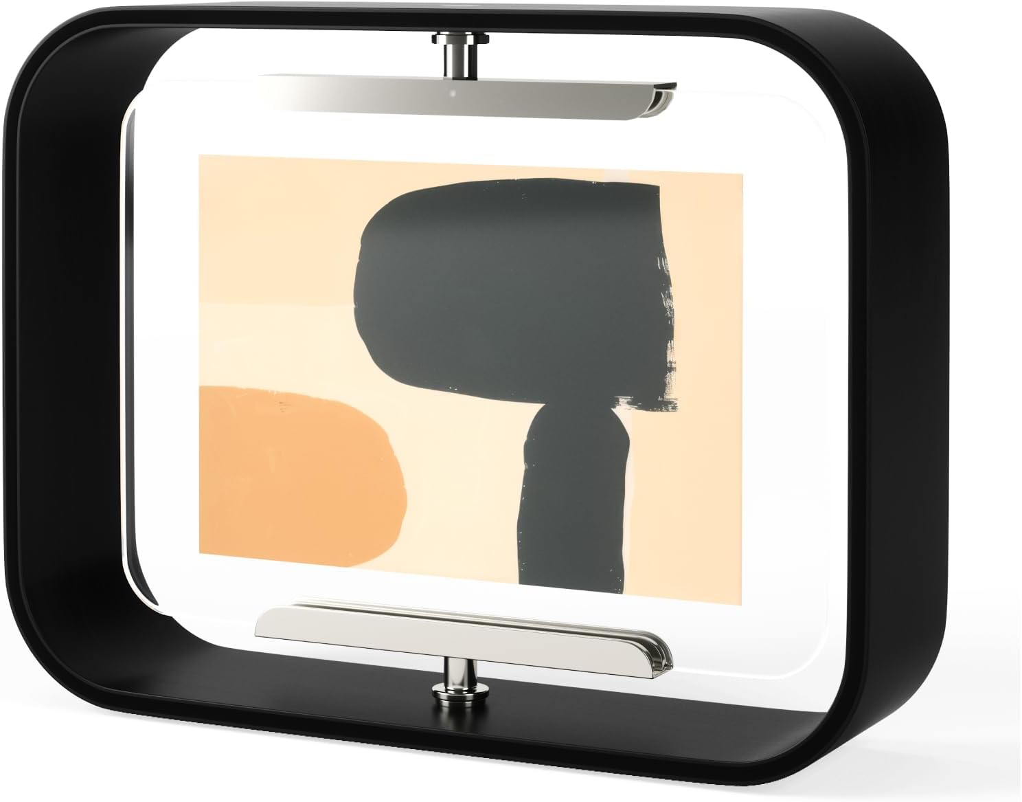 Umbra Bellwood Desk Picture Frame, Rotating Double Sided, 4x6, Black