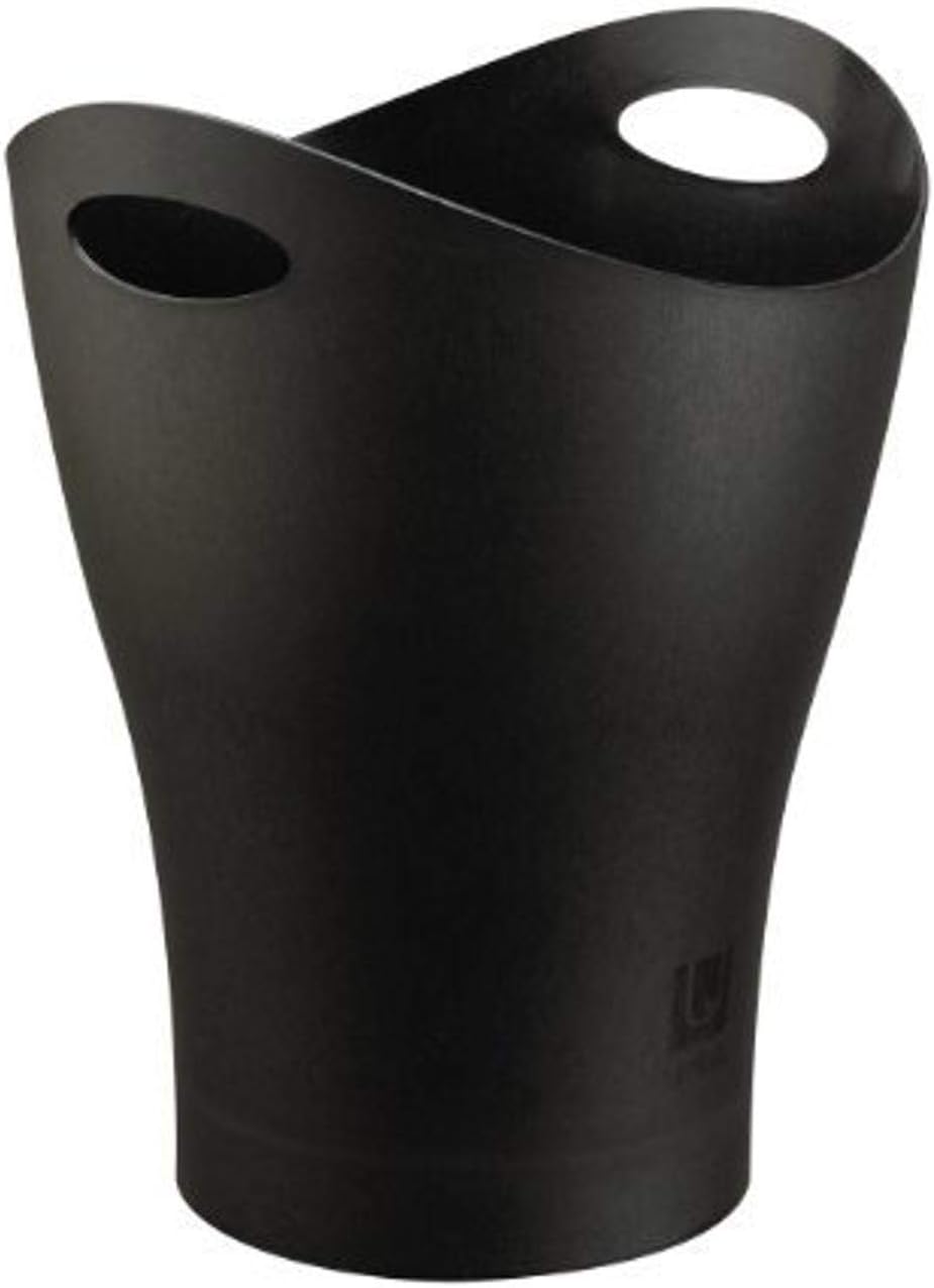 Umbra Garbino Trash Can 2.25-Gallon (8.5L) Capacity, Black