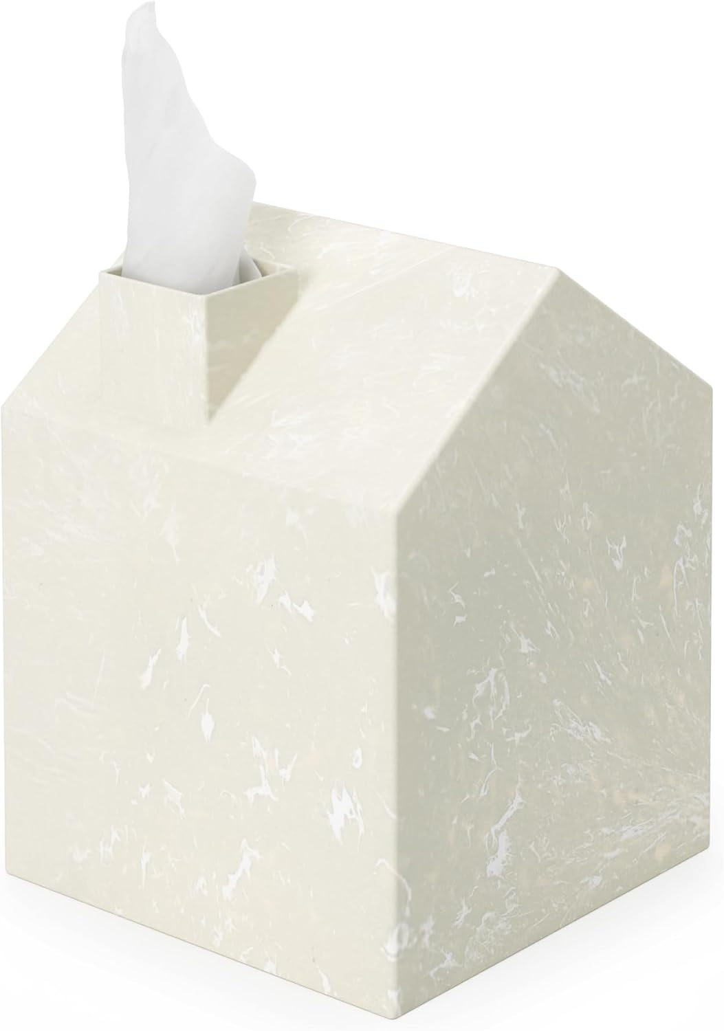Umbra Casa Tissue Box Cover, Holder for Square Boutique Boxes, Ocean Sand