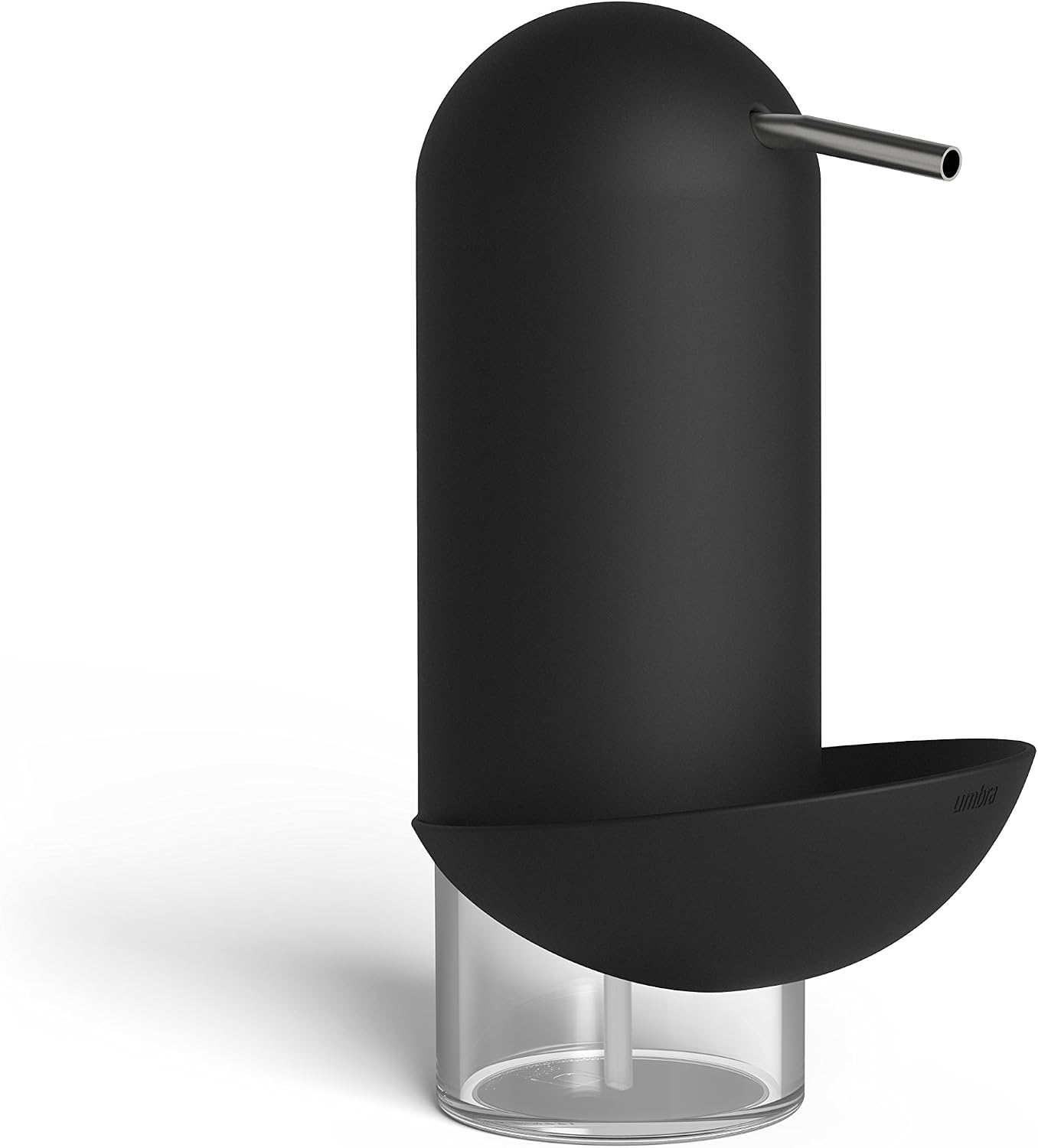 Umbra 1008156-040 Penguin Soap Pump with Caddy, Black