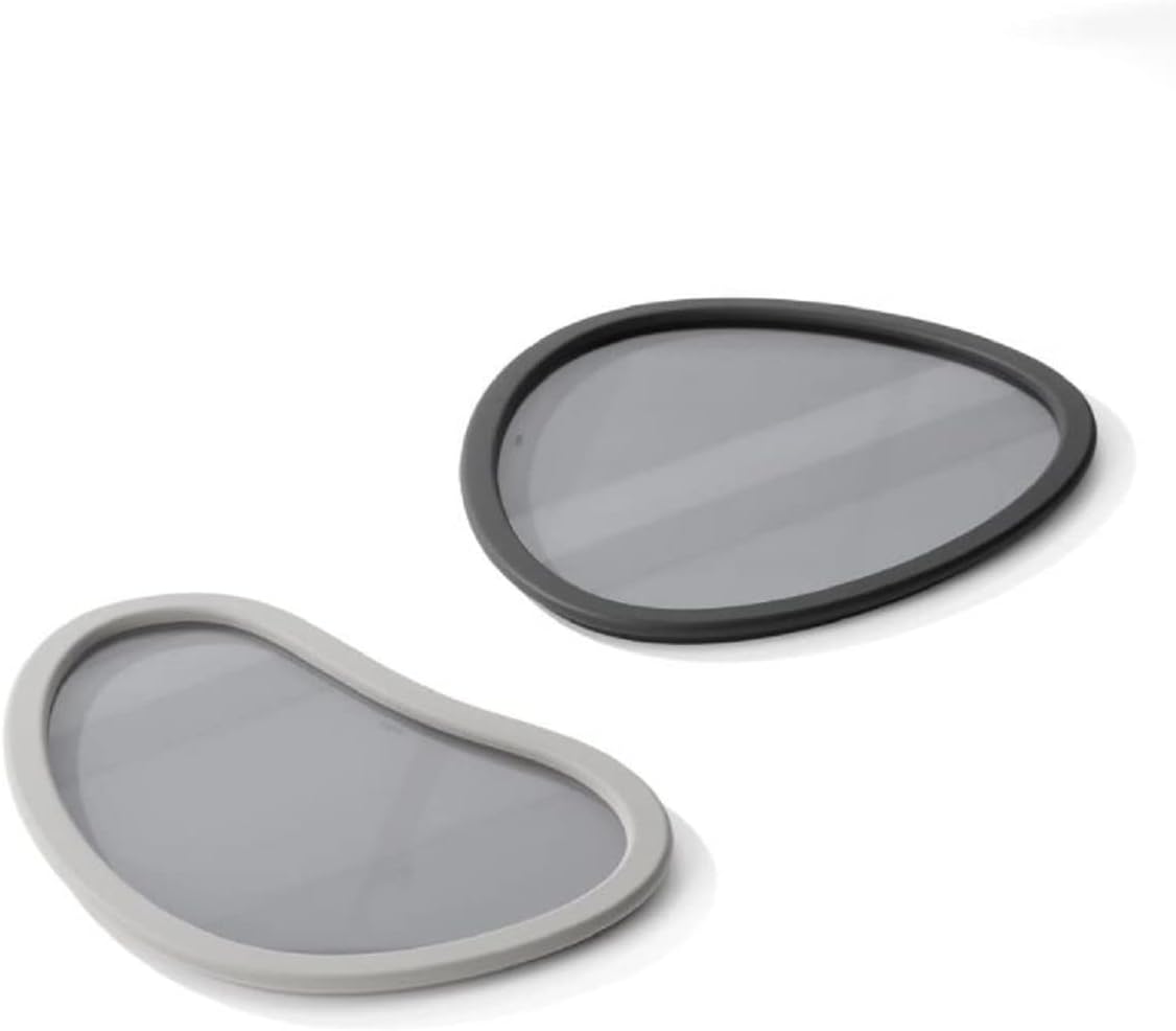 Umbra Hub Serving Trays, Set of 2, Charcoal/Grey