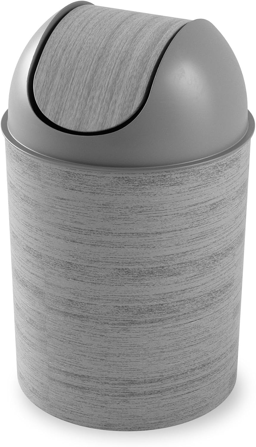Umbra Mezzo Waste Can, Graywood Greywood