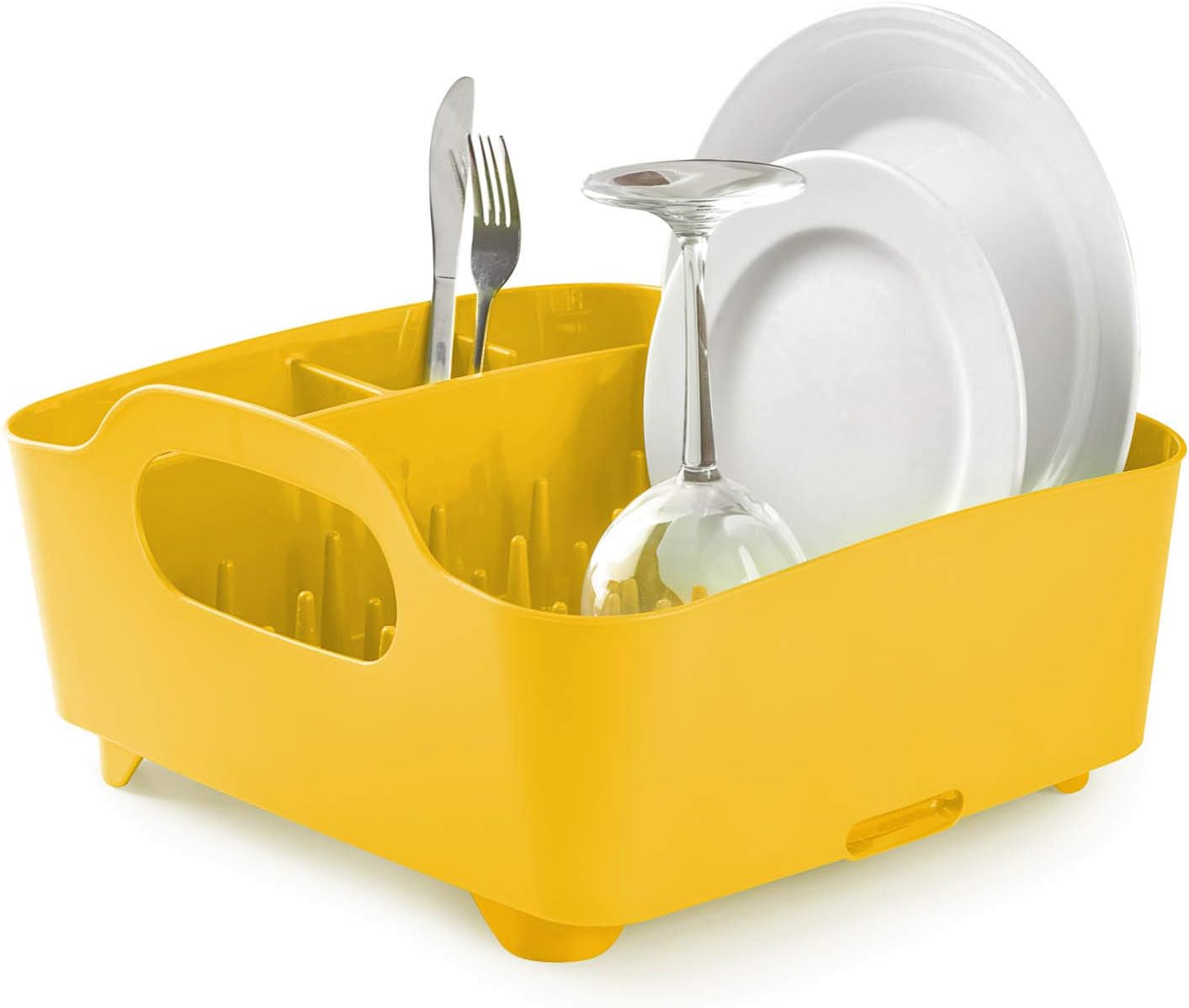 Umbra Tub Dish Rack, Canary Yellow