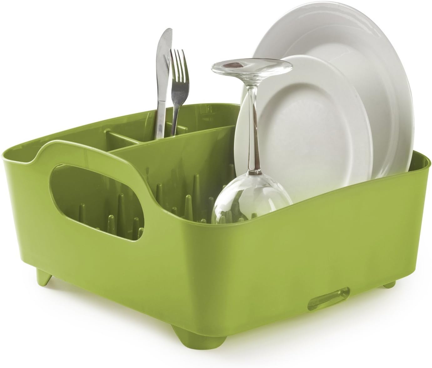 tub dish rack avocado
