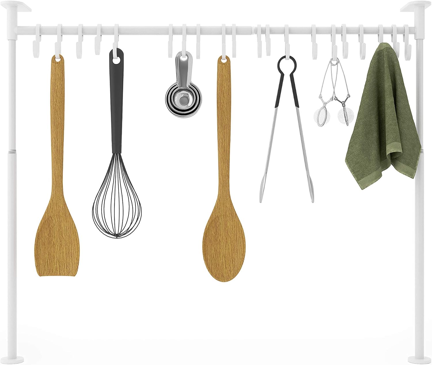 Umbra Anywhere Kitchen Tension 20 Hooks, White
