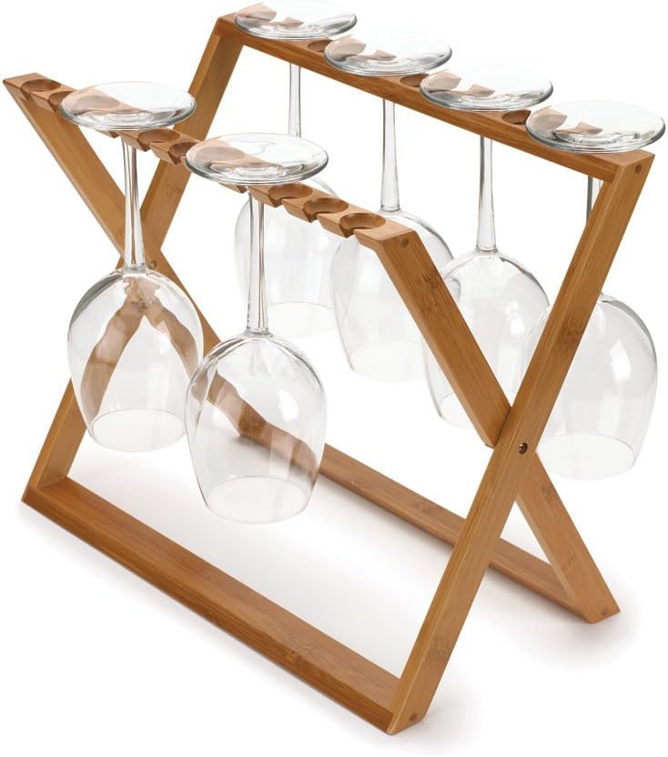 Umbra Stems Bamboo Stemware Drying Rack