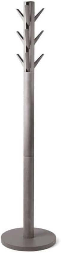 Umbra Flapper Coat Rack, Flip Down Clothing Rack, 9 Hooks, Grey
