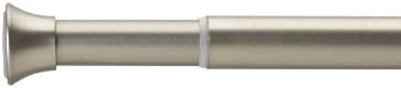 Umbra Chroma Tension Rod for Window, Adjustable 36" to 54", Nickel