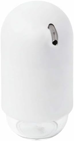 Umbra Touch Soap Dispenser, Refillable Hand Soap Pump, 8 OZ, White
